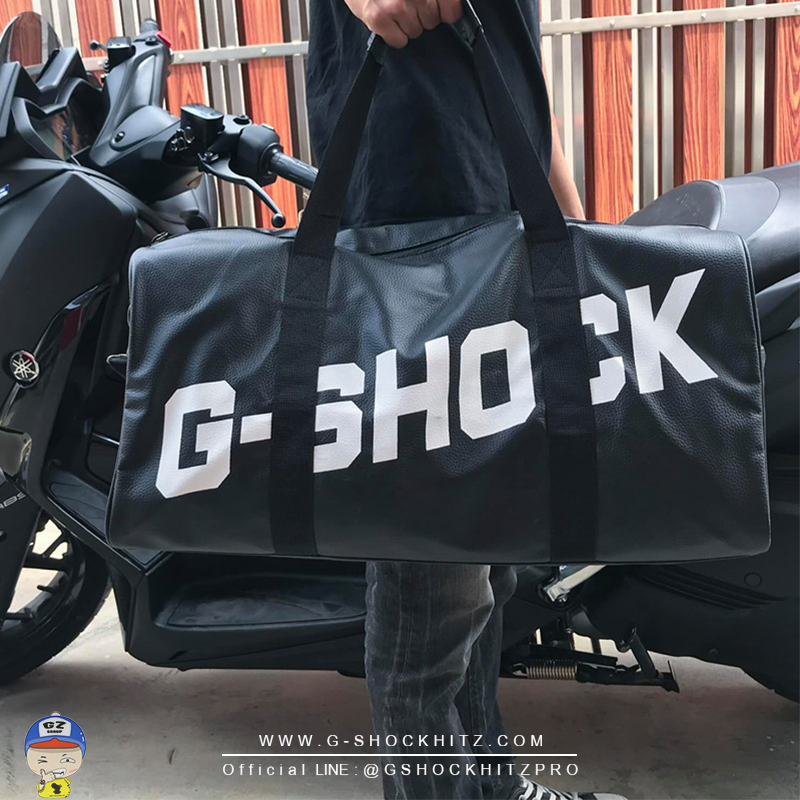 G-SHOCK กระเป๋าเดินทาง กระเป๋าออกกำลังกาย กระเป๋าหนังสีดำ กระเป๋าฟิตเนส G-SHOCK ดำ