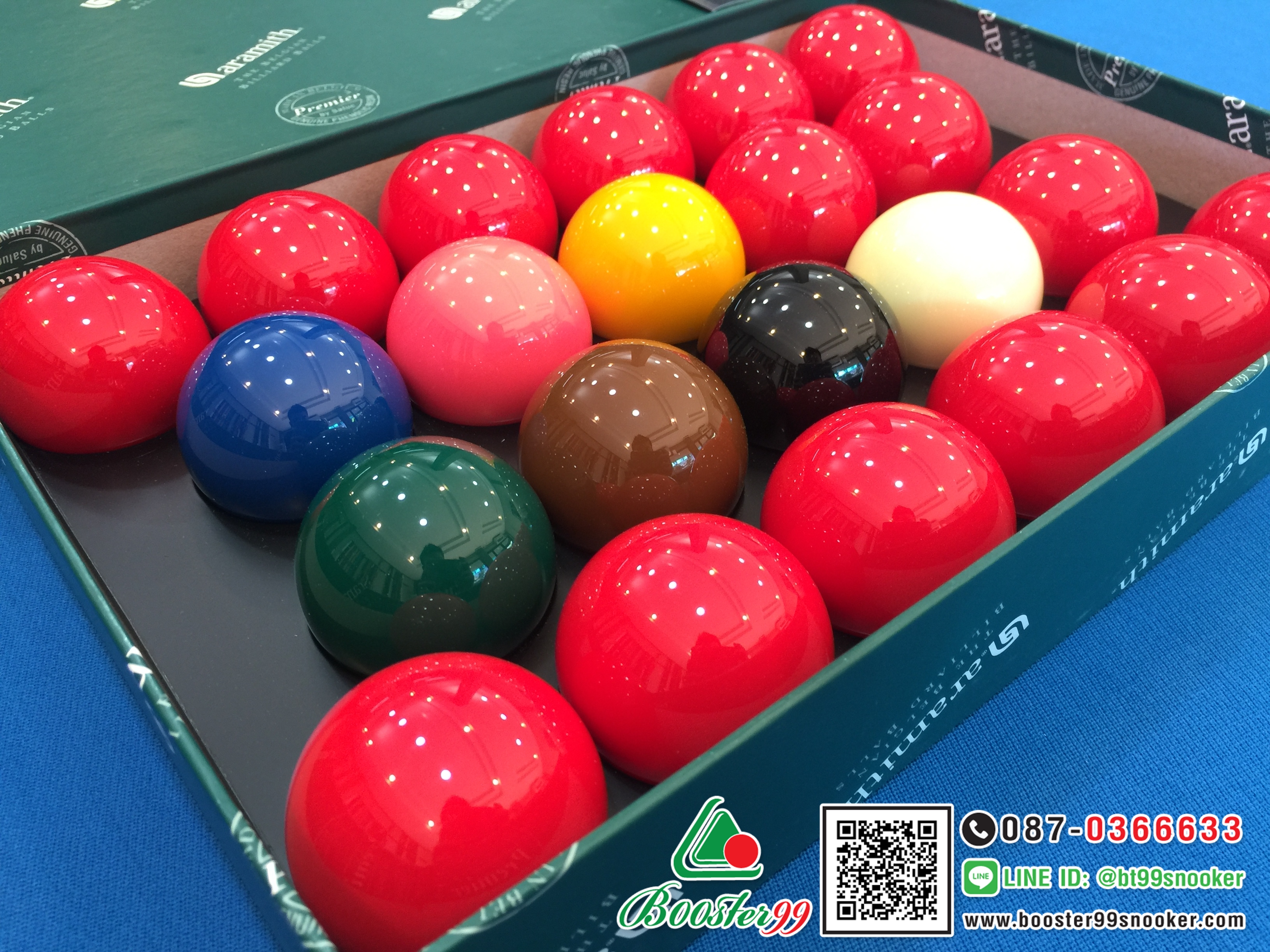 ลูกสนุกเกอร์ ARAMITH อารามิก 15แดง ขนาดมารตฐาน