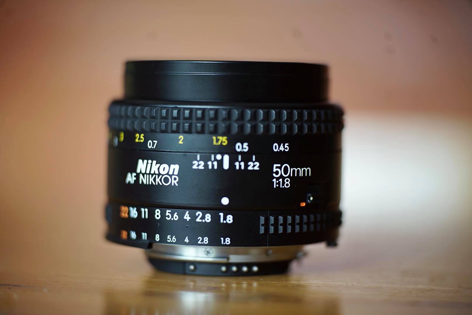 NIKON AF NIKKOR 50MM.F1.8 NIKON F MOUNT