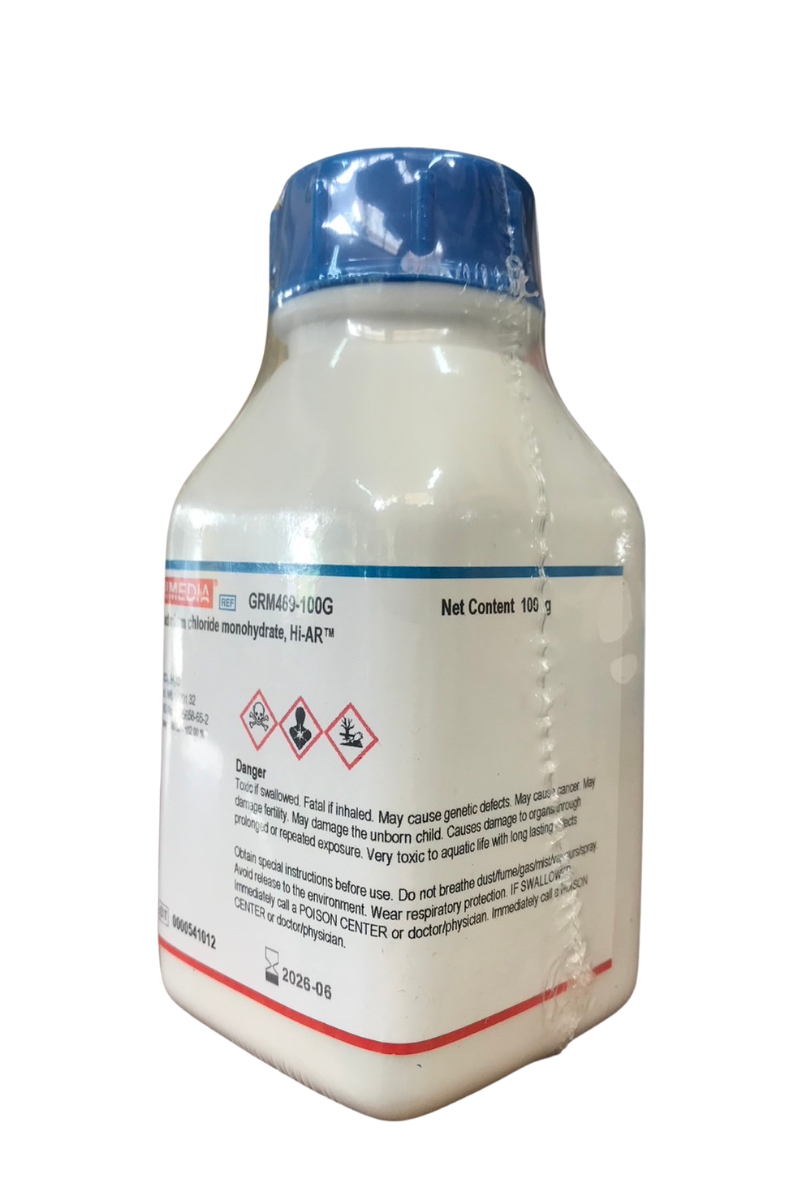 Cadmium Chloride Monohydrate, Hi-AR™ 100 g. Himedia®