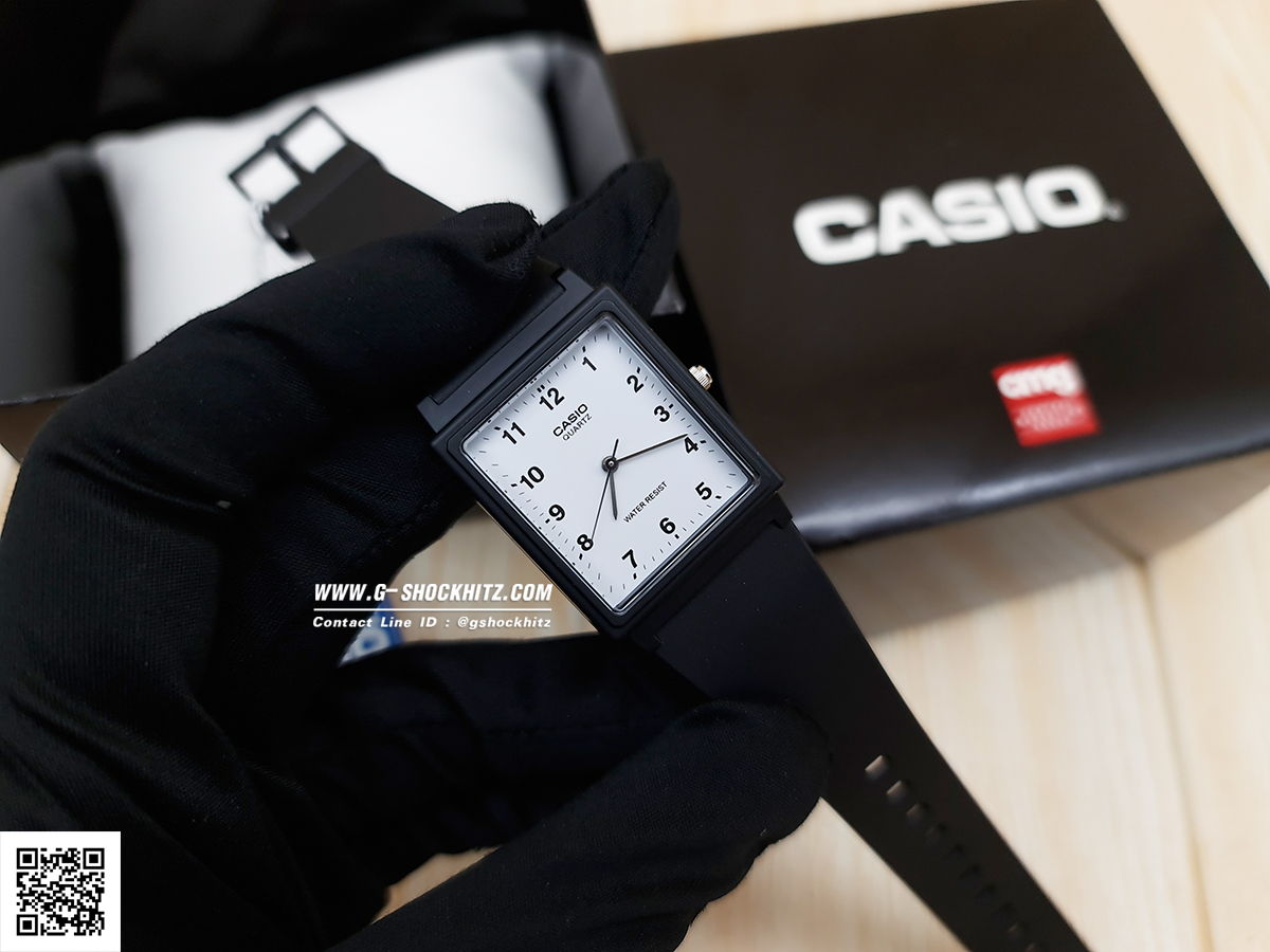 CASIO MID YEAR SALE นาฬิกาคาสิโอ พร้อมส่ง นาฬิกาข้อมือ นาฬิกากันน้ำ นาฬิกาของแท้ BTS ประกันศูนย์ CMG 1 ปี รุ่น MQ-27-7B นาฬิกาสีดำ