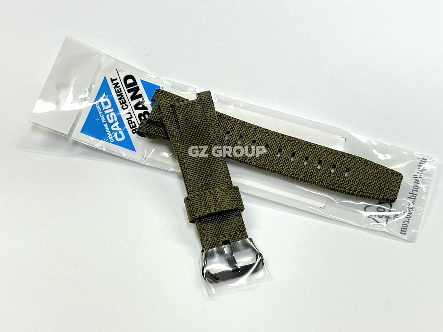 CASIO GENUINE FACTORY CASIO REPLACEMENT อะไหล่นาฬิกา G-SHOCK รุ่น GST-S130BC-1A3 กรอบสายสีเขียว