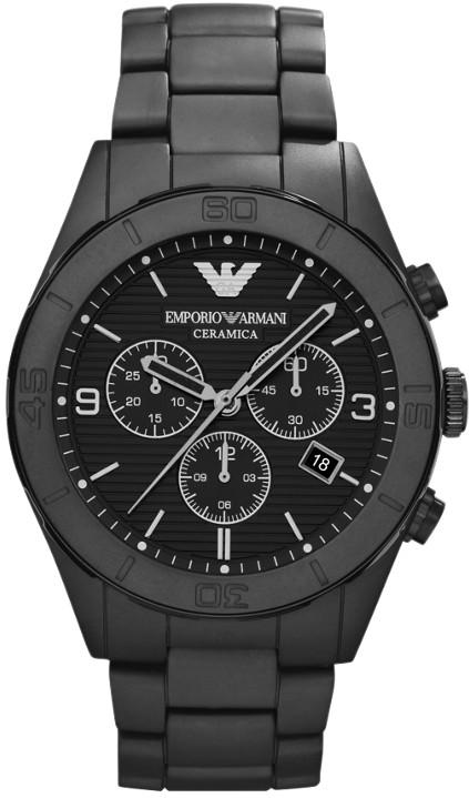 Emporio Armani Ceramica Black Dial Men's Watch Ar1458