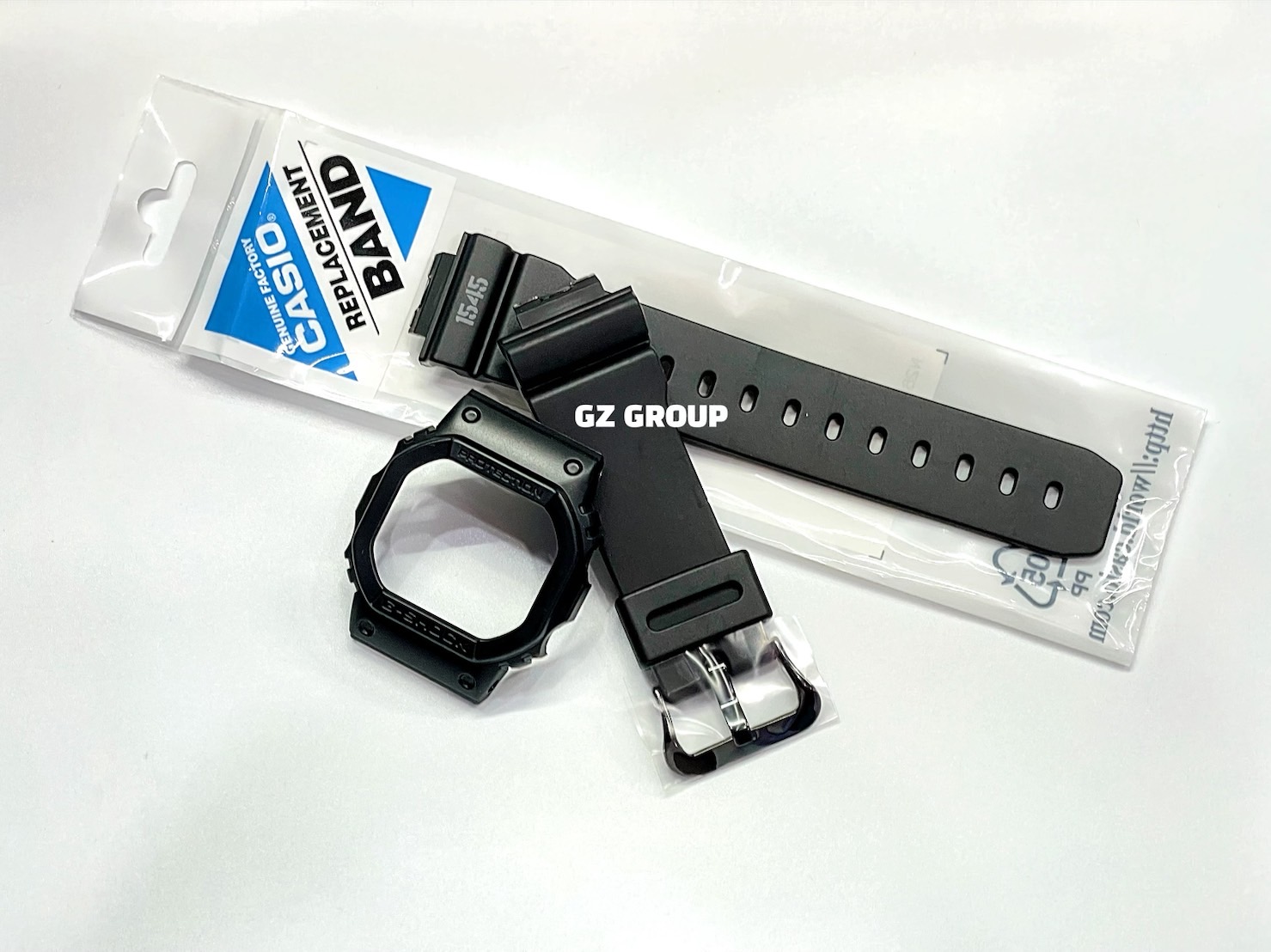 CASIO GENUINE FACTORY CASIO REPLACEMENT อะไหล่นาฬิกา G-SHOCK รุ่น DW-5600HR-1 กรอบสายสีดำ