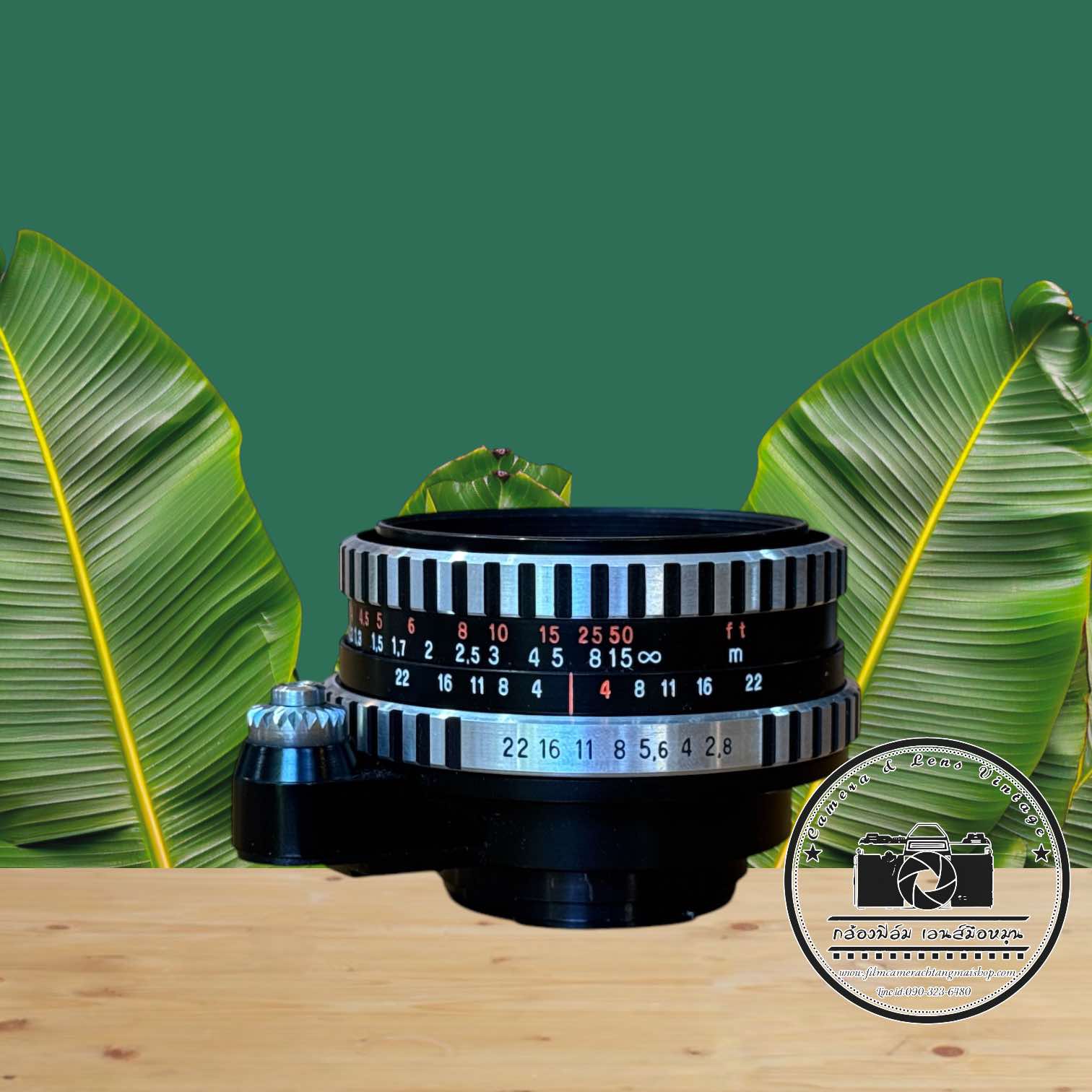CARL ZEISS JENA DDR TESSAR 50MM.F2.8(ZEBRA) EXAKTA MOUNT
