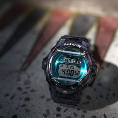 CASIO BABY-G นาฬิกาข้อมือ นาฬิกากันน้ำ นาฬิกาของแท้ ประกันศูนย์ CMG 1 ปี รุ่น BG-169R-8B นาฬิกาสีดำ