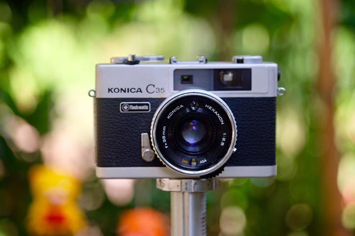 Konica C35 flash matic Konica Hexanon 38mm. f2.8