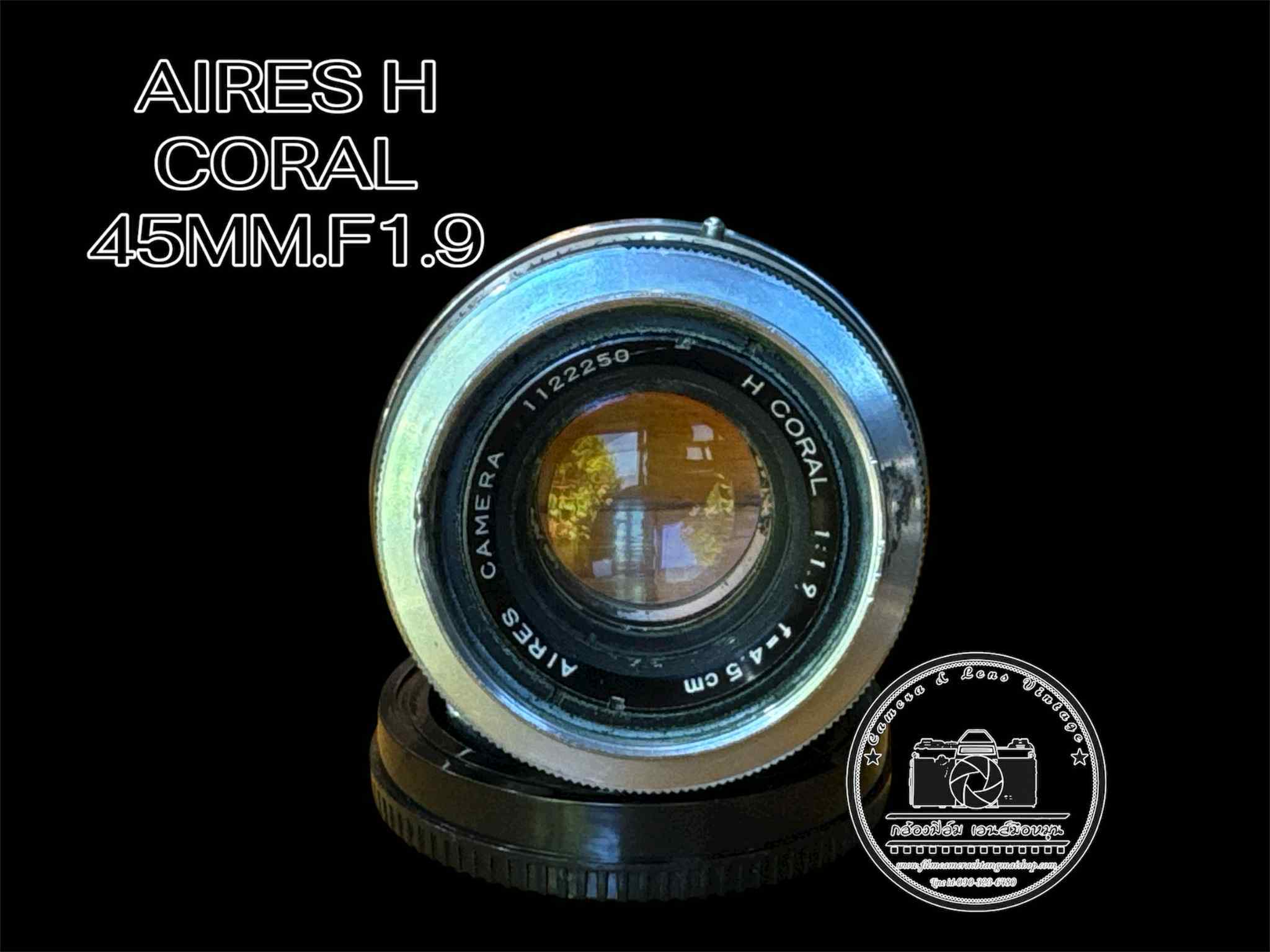 AIRES H CORAL 45MM.F1.9 MODIFIED M39 MOUNT