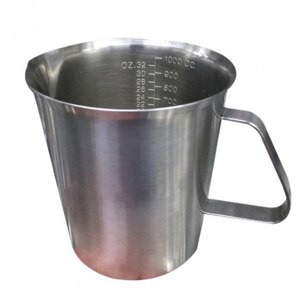 กระบอกตวง สแตนเลส สเกลด้านใน