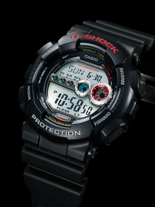 CASIO G-SHOCK นาฬิกาข้อมือ นาฬิกากันน้ำ นาฬิกาของแท้ ประกันศูนย์ CMG 1 ปี รุ่น GD-100-1A นาฬิกาสีดำ