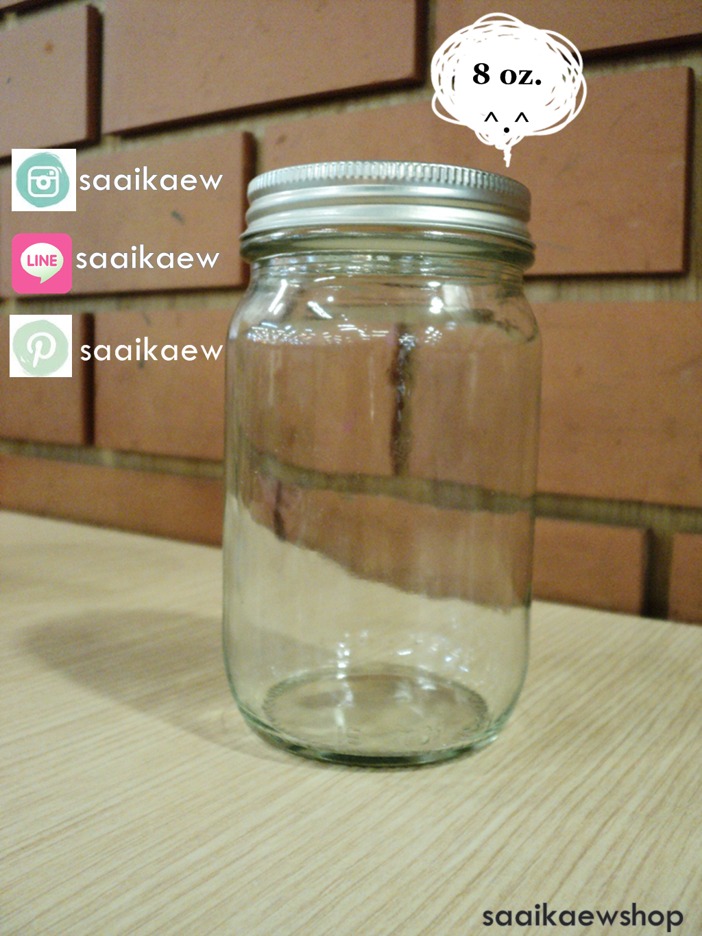 ขวดแก้ว 240 ml. ฝาเกลียว