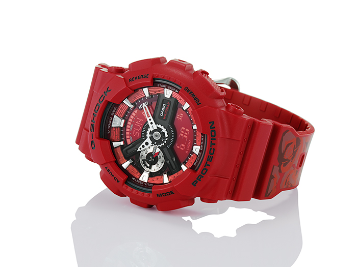 CASIO G-SHOCK นาฬิกาข้อมือ นาฬิกากันน้ำ นาฬิกาของแท้ ประกันศูนย์ CMG 1 ปี รุ่น GMA-S110F-4A นาฬิกาสีแดง