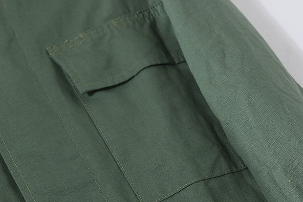 Surplus Co. (Japan) เสื้อเขียวทหาร เสื้อนอกแนวทหาร แบรนด์ Surplus Co.(Japan)แพทเทินสวย เท่ห์มาก คะ Size S/M/L/XL เขียว