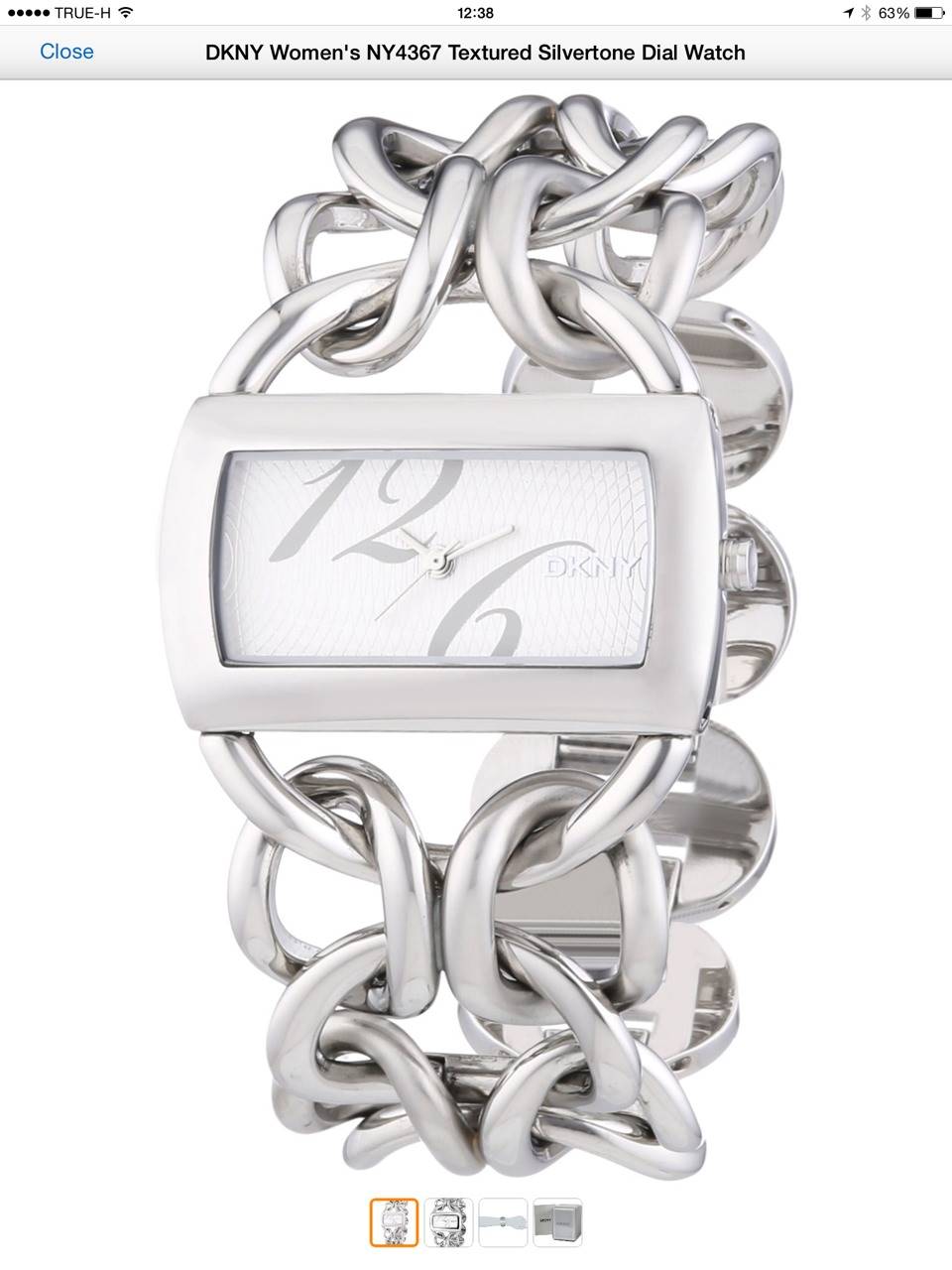 **Preorder**DKNY Women's NY4367 Textured Silvertone Dial Watch
