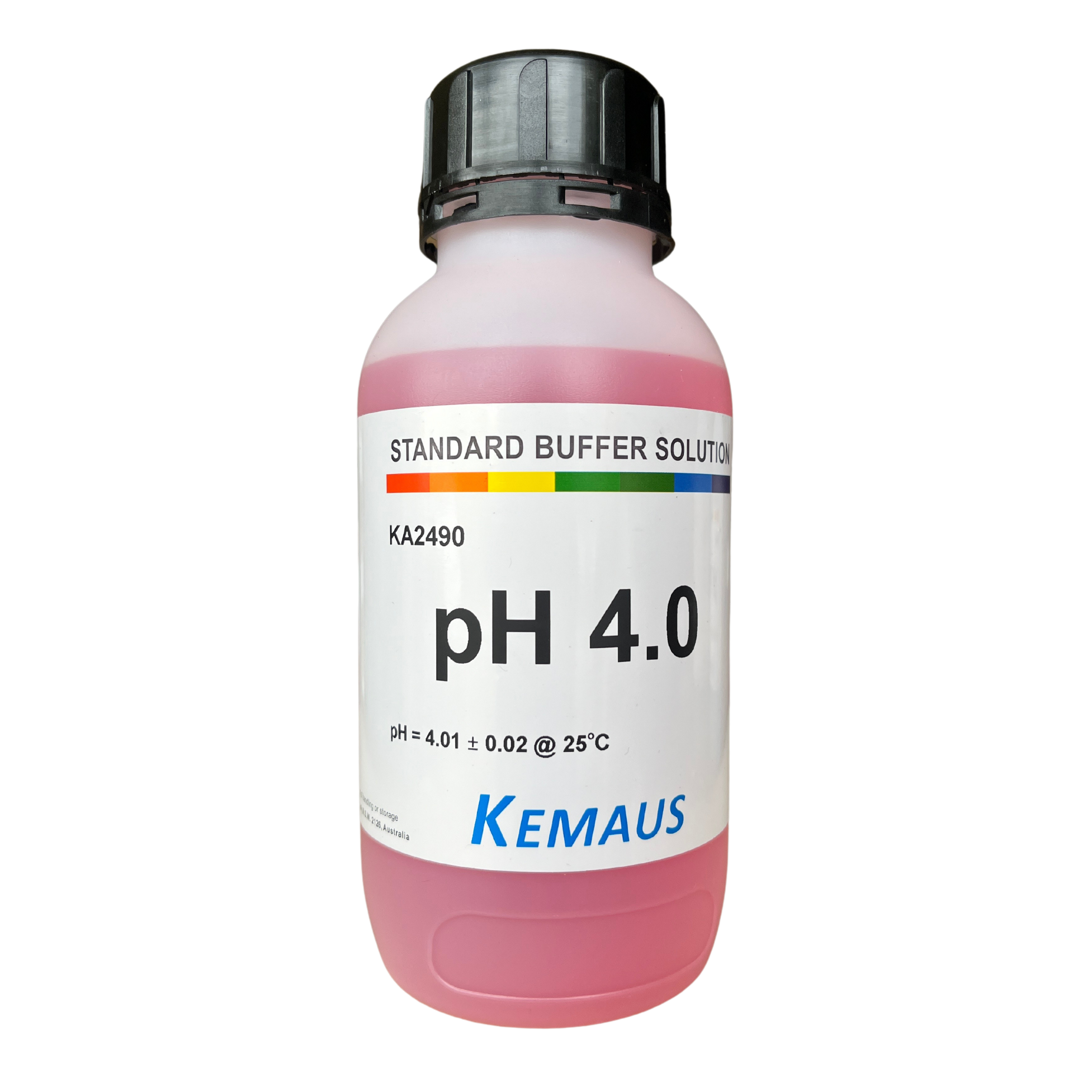 Buffer pH 4.0 Colour Coded Red, Indicator KemAus™