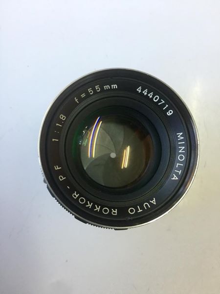 MINOLTA AUTO ROKKOR-PF 55MM. F1.8 MD MOUNT
