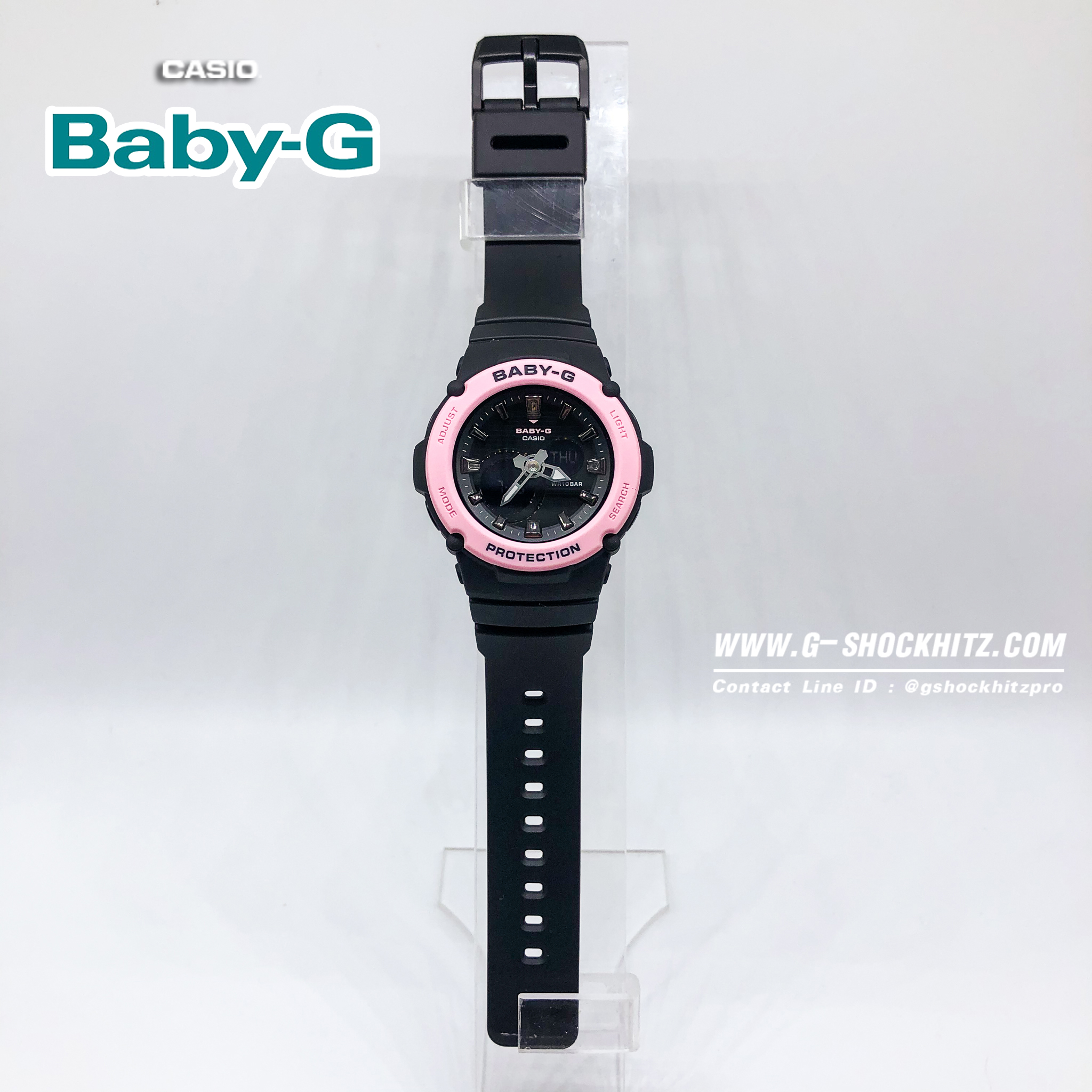 CASIO BABY-G นาฬิกาข้อมือ นาฬิกากันน้ำ นาฬิกาของแท้ ประกันศูนย์ CMG 1 ปี รุ่น BGA-270-1A นาฬิกาสีดำ