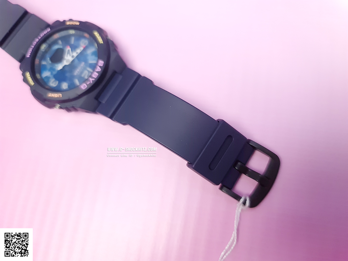 CASIO BABY-G นาฬิกาข้อมือ นาฬิกากันน้ำ นาฬิกาของแท้ ประกันศูนย์ CMG 1 ปี รุ่น BGA-260FL-2A นาฬิกาสีน้ำเงิน