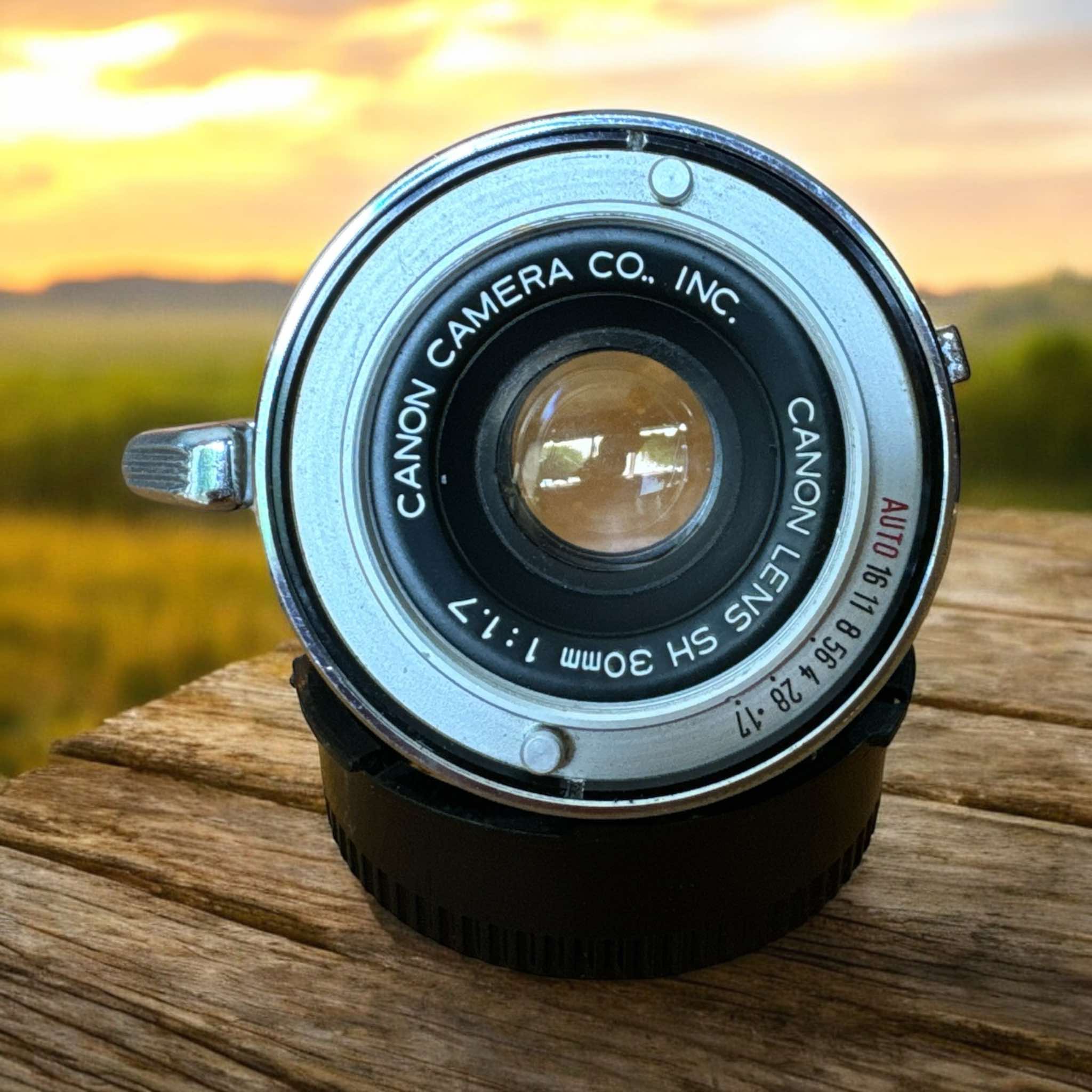 CANON LENS SH 30MM.F1.7 MODIFIED SONY E MOUNT