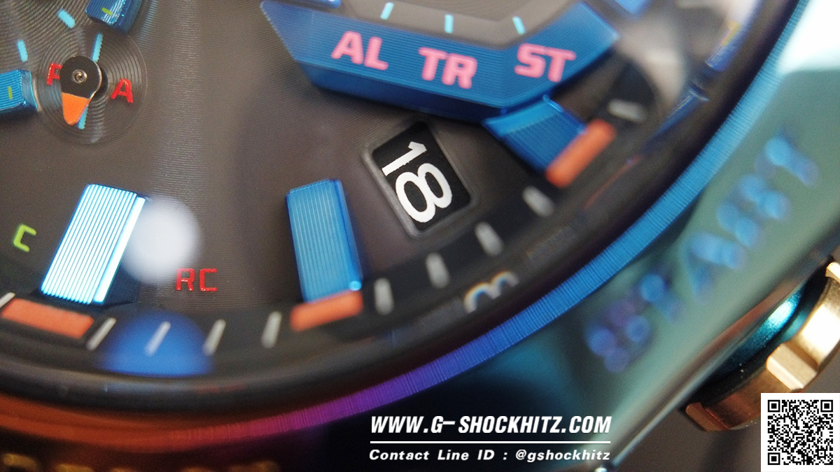 CASIO G-SHOCK นาฬิกาข้อมือ นาฬิกากันน้ำ นาฬิกาของแท้ ประกันศูนย์ CMG 1 ปี รุ่น MTG-B2000PH-2A นาฬิกาสีน้ำเงิน