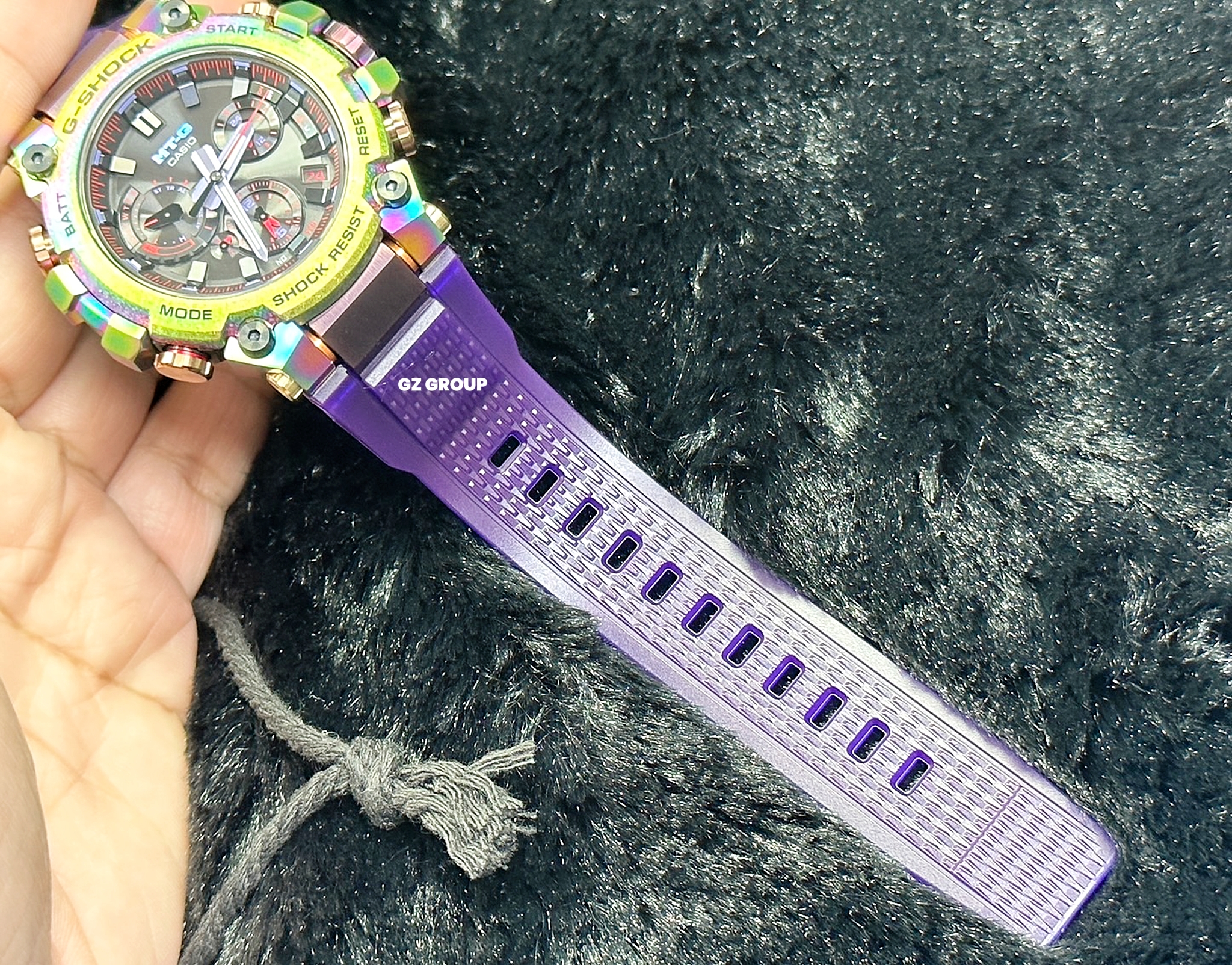 CASIO G-SHOCK นาฬิกาข้อมือ นาฬิกากันน้ำ นาฬิกาของแท้ ประกันศูนย์ CMG 1 ปี รุ่น MTG-B3000PRB-1A นาฬิกาสีดำ