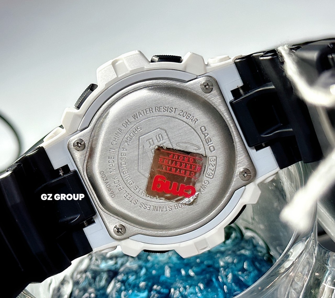 CASIO G-SHOCK นาฬิกาข้อมือ นาฬิกากันน้ำ นาฬิกาของแท้ ประกันศูนย์ CMG 1 ปี รุ่น GWX-8900B-7 นาฬิกาสีขาว