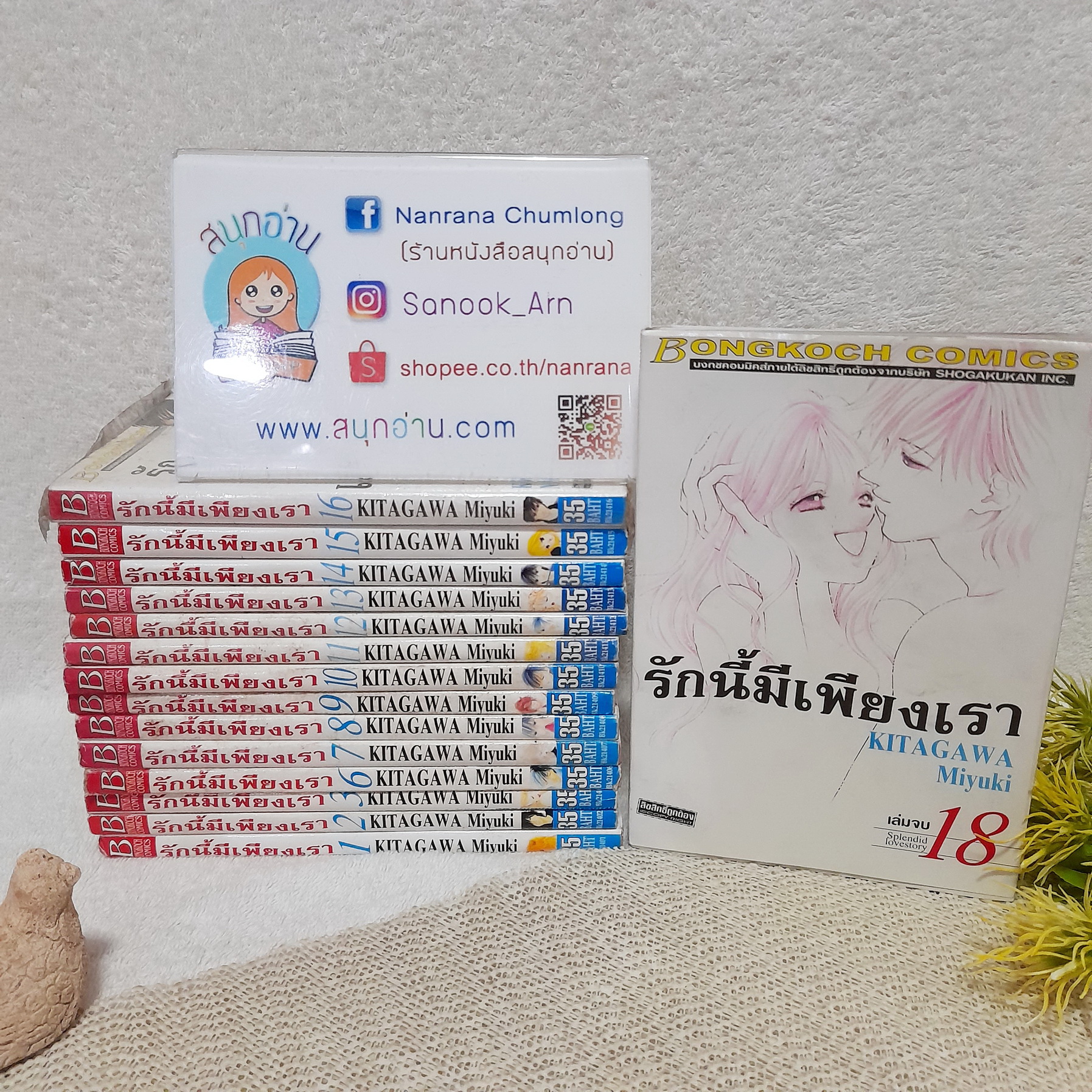 รักนี้มีเพียงเรา 1-18 จบ / * ขาดเล่ม 4,5,17 / Kitagawa Miyuki