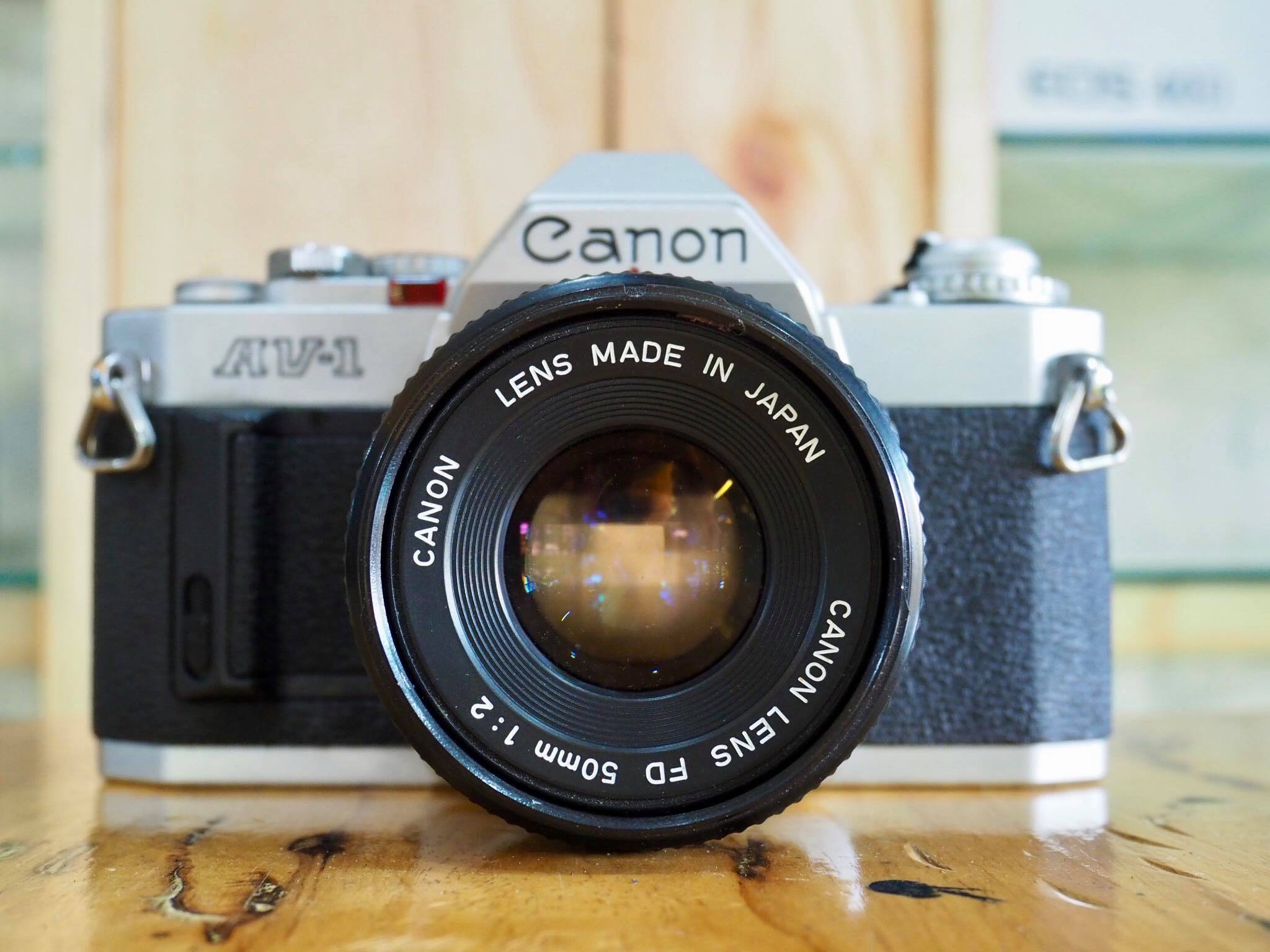 CANON AV1 CANON LENS FD 50MM.F2