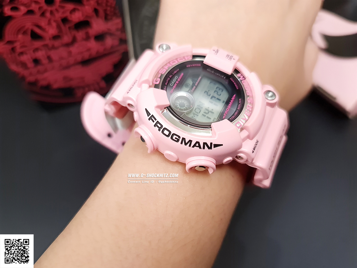 CASIO G-SHOCK นาฬิกาข้อมือ นาฬิกากันน้ำ นาฬิกาของแท้ ประกันศูนย์ CMG 1 ปี รุ่น GF-8250K-4JR นาฬิกาสีชมพู