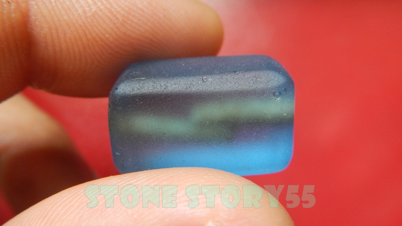 ลูกปัดโบราณสีฟ้า