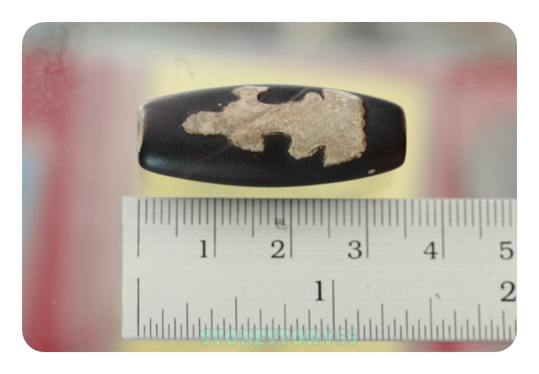 ลูกปัดทิเบต เก่าสวย มีรูปดอกไม้ และเจ้าแม่กวนอิม