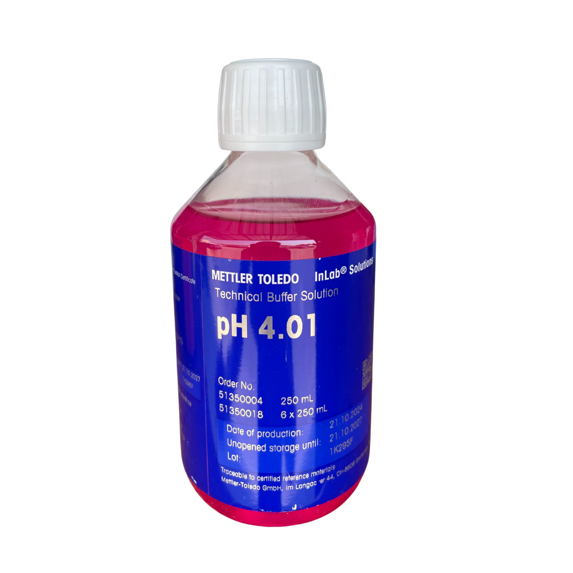 Buffer Solution pH 4.01 "METTLER TOLEDO"