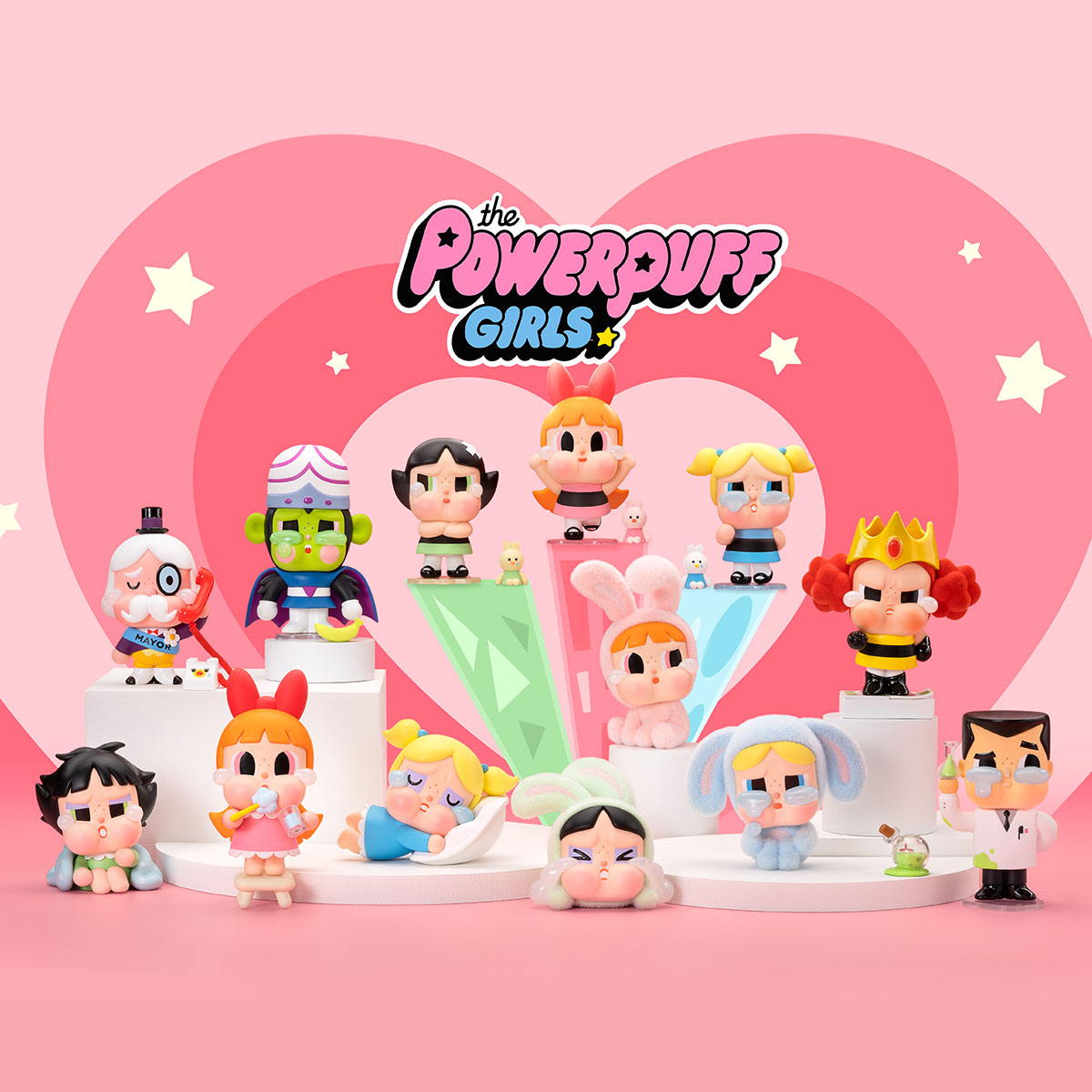 POPMART CRYBABY × Powerpuff Girls Series Figur