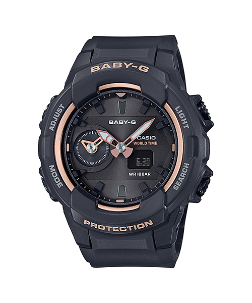 CASIO BABY-G นาฬิกาข้อมือ นาฬิกากันน้ำ นาฬิกาของแท้ ประกันศูนย์ CMG 1 ปี รุ่น BGA-230SA-1A นาฬิกาสีดำ