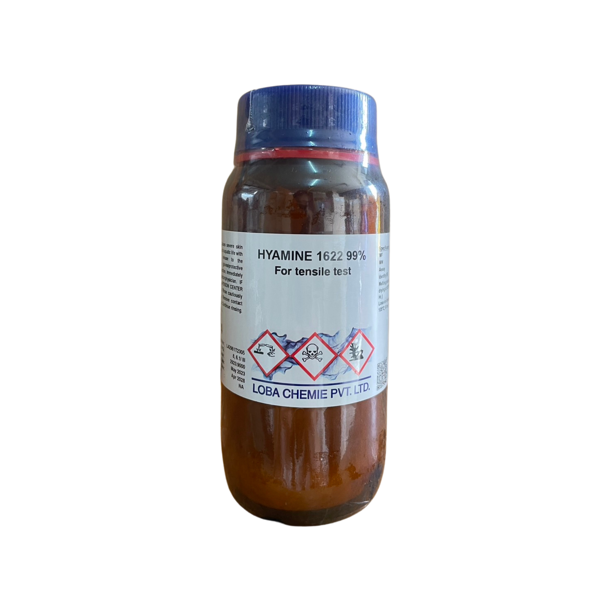 Hyamine 1622 99%, For Tensile Test 100 g. Loba Chemie™