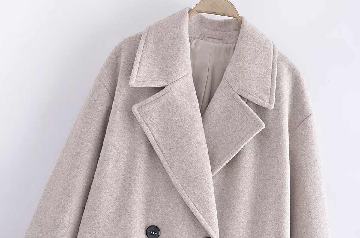 เสื้อโค้ทวูล Trench coat เสื้อโค้ทเฟอร์ โค้ทสักหลาดสีเบจ แบรนด์ Primark สำเนา สำเนา สำเนา สำเนา สำเนา สำเนา สำเนา