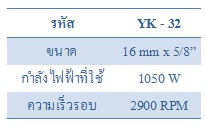 สว่านกระแทก YACHIKA ขนาด 16 mm