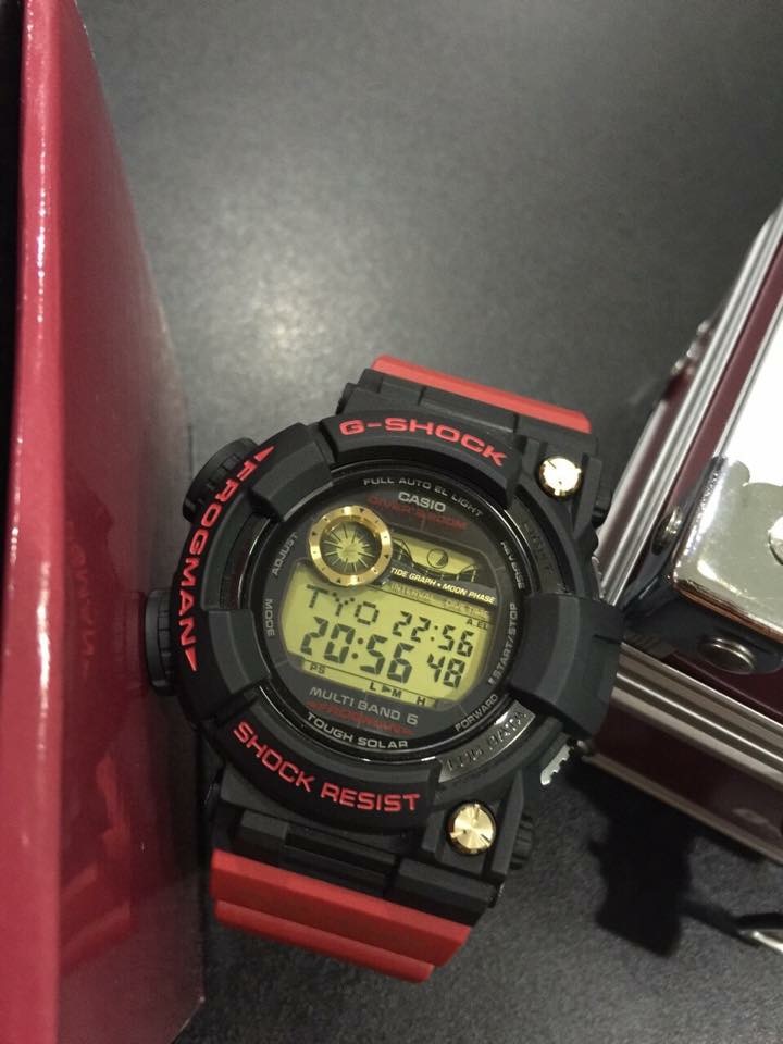 CASIO G-SHOCK นาฬิกาข้อมือ นาฬิกากันน้ำ นาฬิกาของแท้ ประกันศูนย์ CMG 1 ปี รุ่น GWF-T1030A-1 นาฬิกาสีดำ