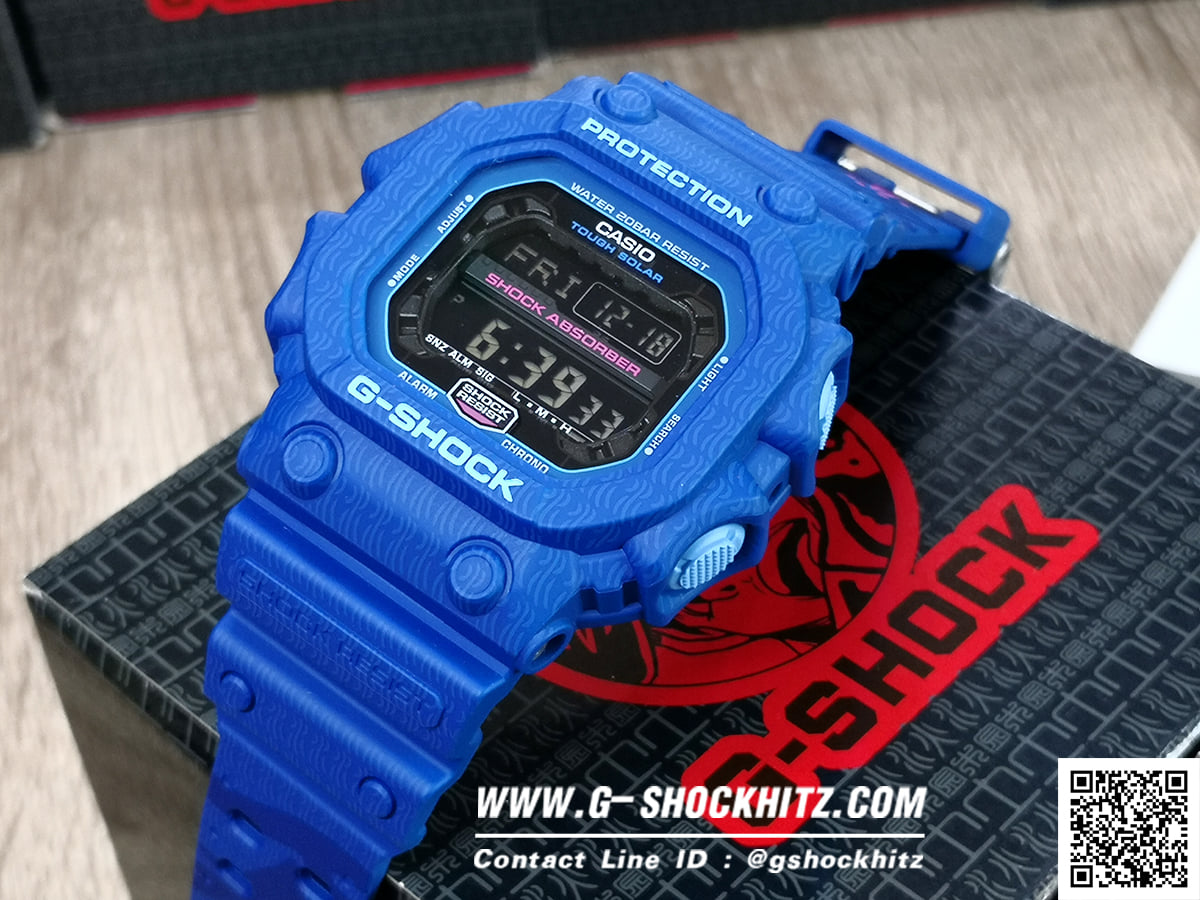 CASIO G-SHOCK นาฬิกาข้อมือ นาฬิกากันน้ำ นาฬิกาของแท้ ประกันศูนย์ CMG 1 ปี รุ่น GX-56SGZ-2 นาฬิกาสีน้้ำเงิน