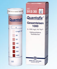 QUANTOFIX® Total Iron 1000 91330 กระดาษทดสอบเหล็ก 1000