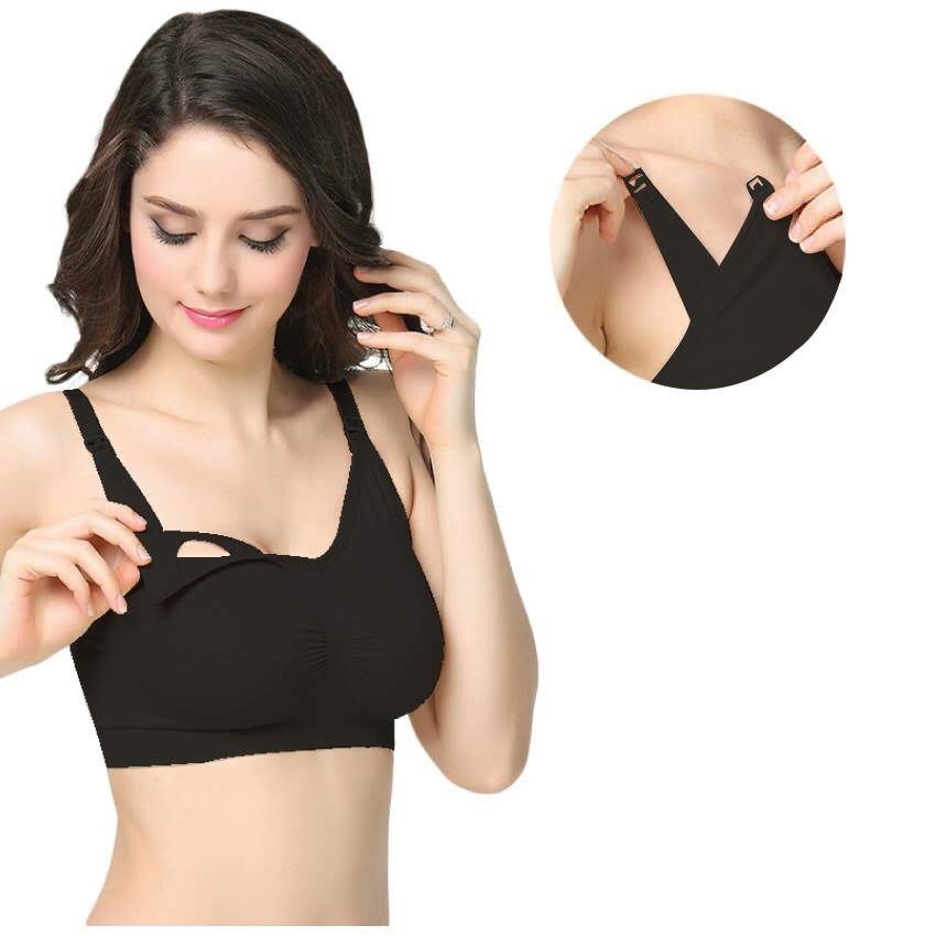 เสื้อในให้นม รุ่นสปอร์ต ผ้านิ่ม ยืดหยุ่นเยี่ยม สีเนื้อ มี3ไซส์ M, L, XL