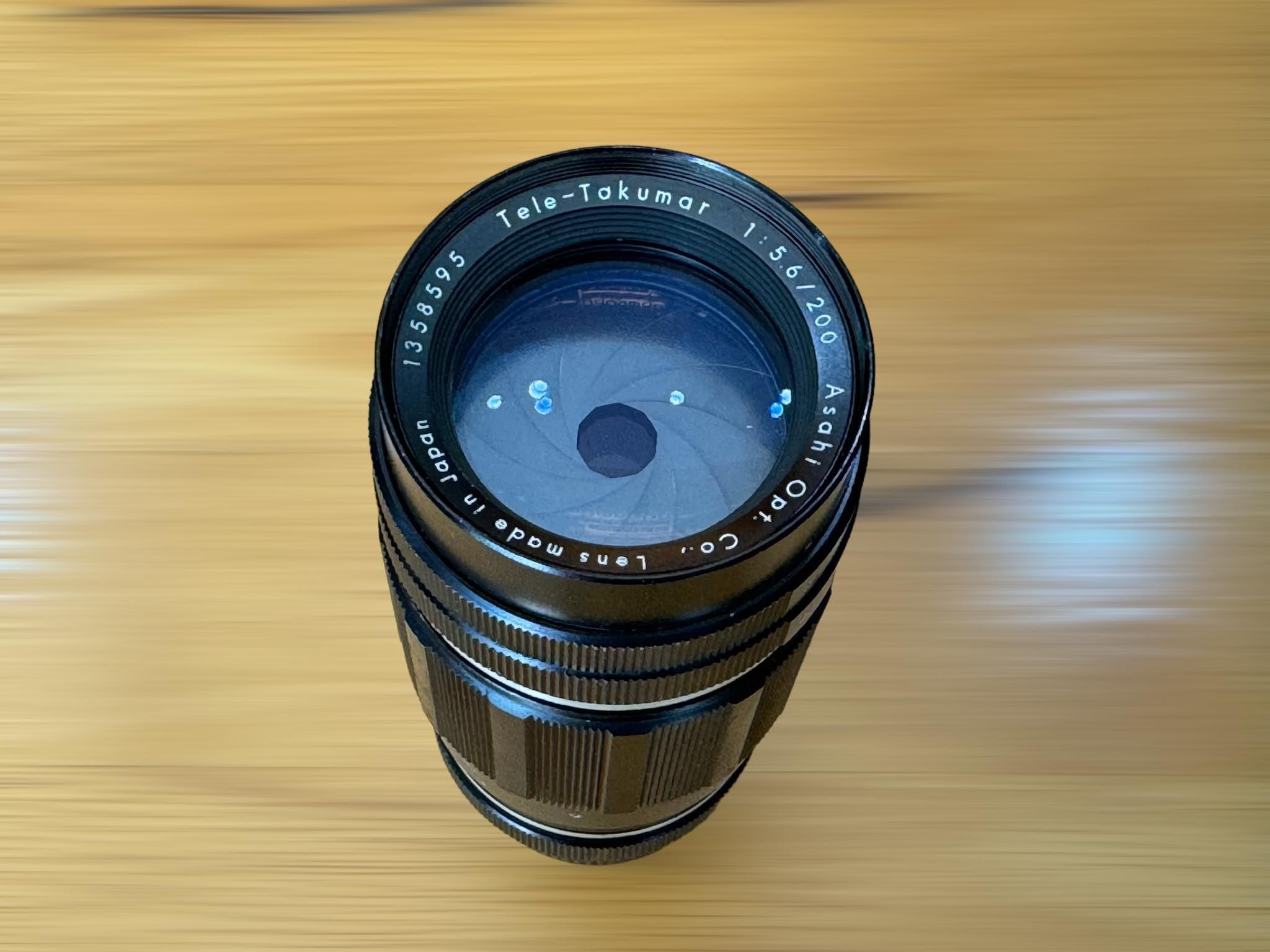 TELE-TAKUMAR 200MM.F5.6 M42 MOUNT