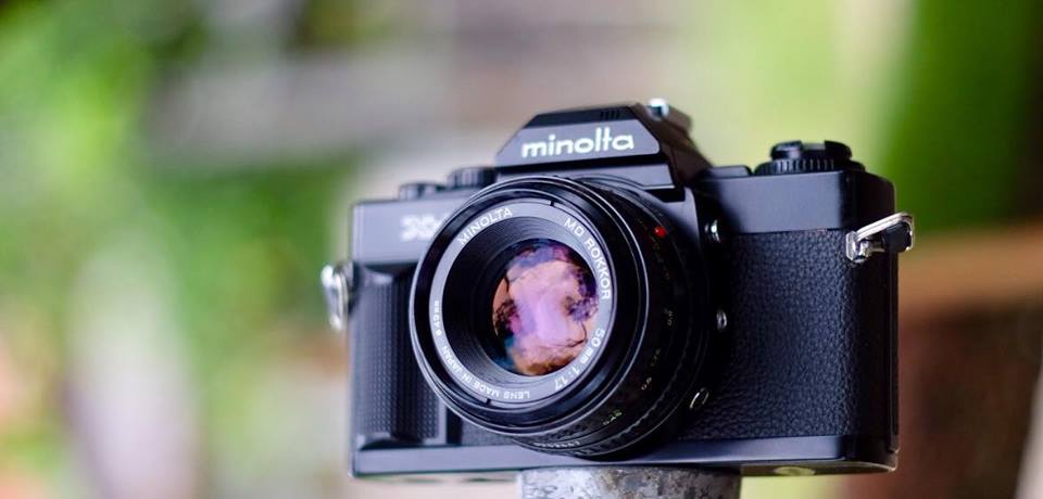 MINOLTA X-7 MINOLTA MD ROKKOR 50MM.F1.7