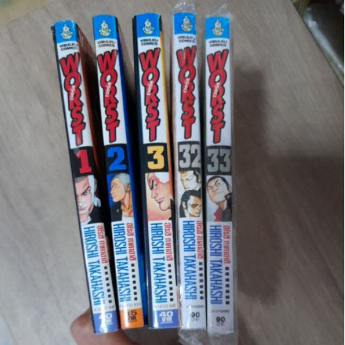 WORST เล่ม 1-22,25,26,29-33 จบ + ภาคกำเนิดบุโซเซ็นเซ็น + WORSTII + WORST 816