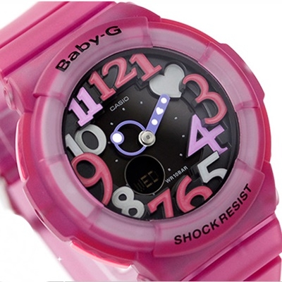 CASIO BABY-G นาฬิกาข้อมือ นาฬิกากันน้ำ นาฬิกาของแท้ ประกันศูนย์ CMG 1 ปี รุ่น BGA-131-4B4 นาฬิกาสีชมพู