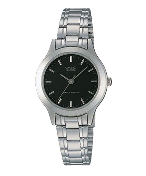 CASIO นาฬิกาคาสิโอ นาฬิกาข้อมือ นาฬิกากันน้ำ นาฬิกาของแท้ ประกันศูนย์ CMG 1 ปี รุ่น LTP-1128A-1A นาฬิกาสีเงิน