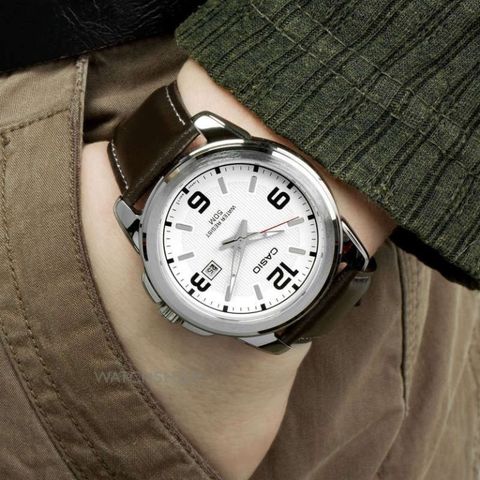 CASIO นาฬิกาคาสิโอ นาฬิกาข้อมือ นาฬิกากันน้ำ นาฬิกาของแท้ ประกันศูนย์ CMG 1 ปี รุ่น LTP-1314L-7A นาฬิกาสีน้ำตาล