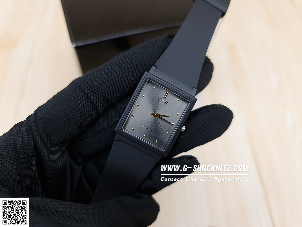 CASIO MID YEAR SALE นาฬิกาคาสิโอ พร้อมส่ง นาฬิกาข้อมือ นาฬิกากันน้ำ นาฬิกาของแท้ BTS ประกันศูนย์ CMG 1 ปี รุ่น MQ-38-8A นาฬิกาสีดำ