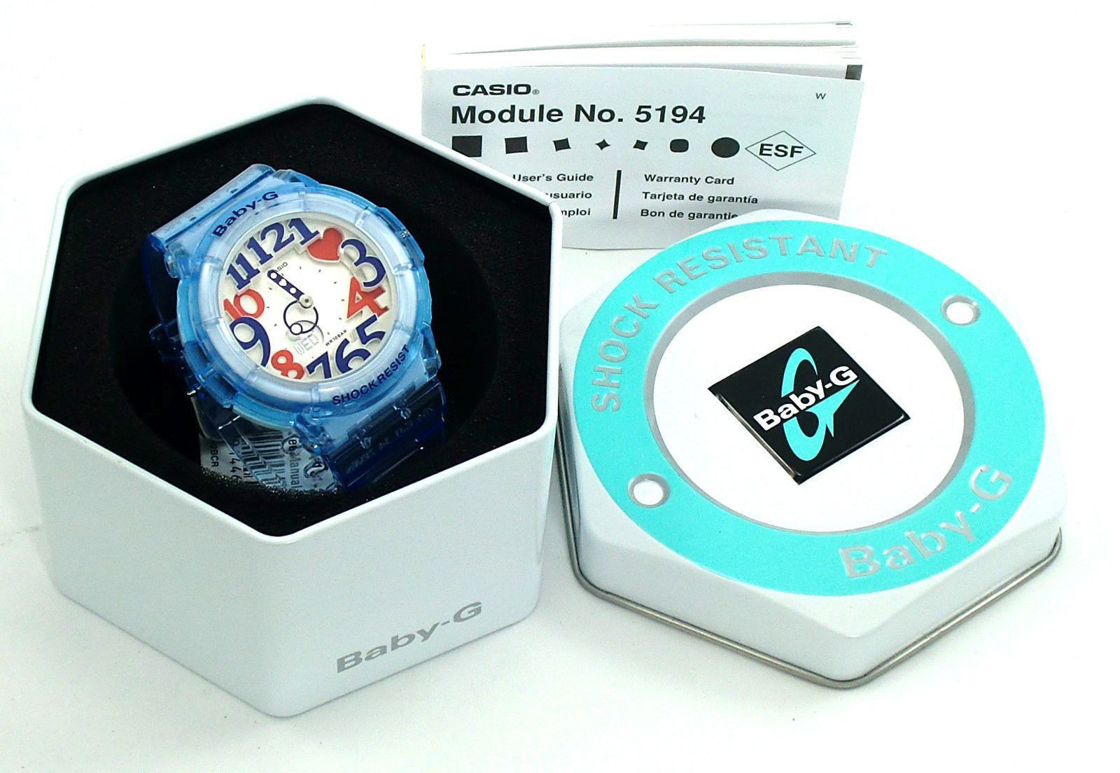 CASIO BABY-G นาฬิกาข้อมือ นาฬิกากันน้ำ นาฬิกาของแท้ ประกันศูนย์ CMG 1 ปี รุ่น BGA-131-2B นาฬิกาสีฟ้า