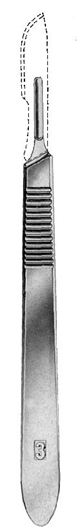 ด้ามมีดผ่าตัด/scalpel Handle